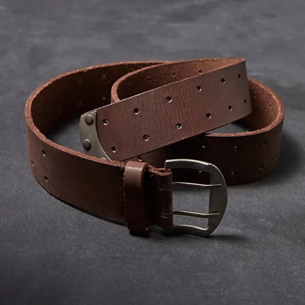 Free People We The Free Double Cross Belt- Cognac Size S/M